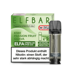 Elfbar Elfa Pod 2er Pack - Kiwi Passion Fruit Guava
