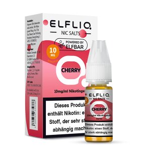 Elfliq NicSalt Liquid - Cherry 10mg