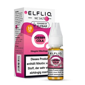 Elfliq NicSalt Liquid - Cherry Cola 10mg