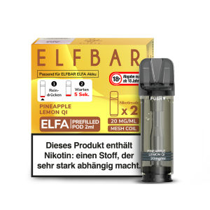 Elfbar Elfa Pod 2er Pack - Pineapple Lemon Qi