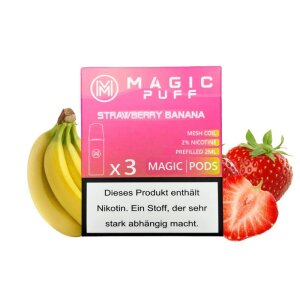 Magic Puff Pod 3er Pack - Strawberry Banana