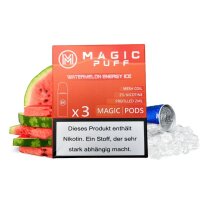 Magic Puff Pod 3er Pack - Watermelon Energy Ice