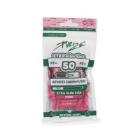 Purize 50x Aktivkohlefilter - Xtra Slim Size pink &oslash; 6 mm