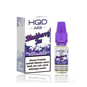 HQD Juice Liquid - Blackberry Ice 18mg