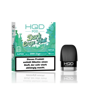 HQD Pod 2er Pack - Dark Grape Mint
