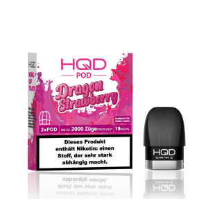 HQD Pod 2er Pack - Dragon Strawberry