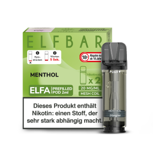Elfbar Elfa Pod 2er Pack - Menthol