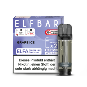 Elfbar Elfa Pod 2er Pack - Grape Ice
