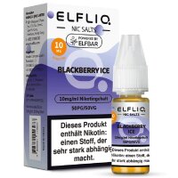 Elfliq NicSalt Liquid - Blackberry Ice 10mg