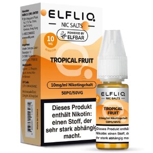 Elfliq NicSalt Liquid - Tropical Fruit 10mg