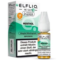 Elfliq NicSalt Liquid - Menthol 10mg