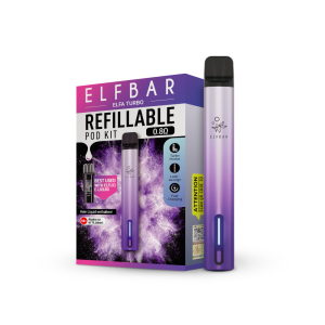 Elfbar Elfa Turbo - Prefilled Pod Kit - Aurora Purple