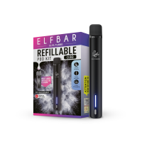 Elfbar Elfa Turbo - Prefilled Pod Kit - Black Knight