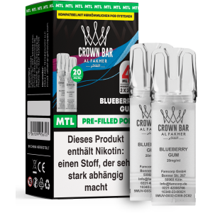 Al Fakher Pod 2er Pack - Blueberry Gum 20mg