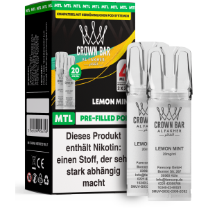 Al Fakher Pod 2er Pack - Lemon Mint 20mg